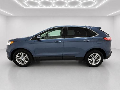 Blue 2019 Ford Edge SEL