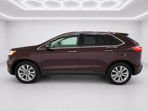 Burgundy 2020 Ford Edge Titanium
