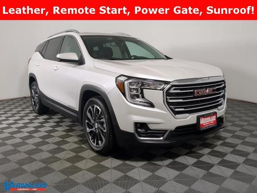 White Frost Tri-Coat 2022 GMC Terrain SLT
