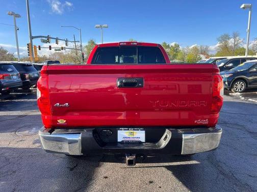 Red 2015 Toyota Tundra SR5