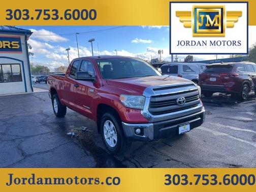 Red 2015 Toyota Tundra SR5