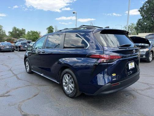Blue 2021 Toyota Sienna XLE