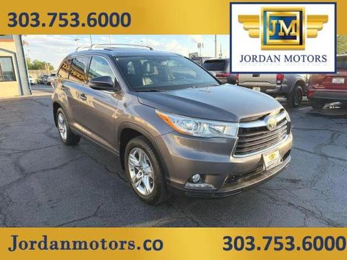Gray 2016 Toyota Highlander Limited