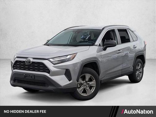 Silver Sky Metallic 2025 Toyota RAV4 Hybrid LE