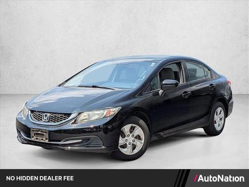 Crystal Black Pearl 2014 Honda Civic LX