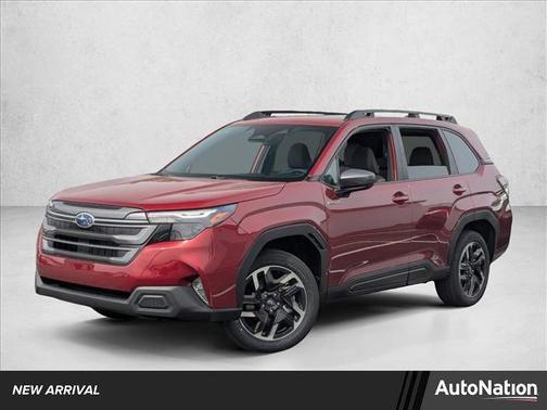 Crimson Red Pearl 2026 Subaru Forester Hybrid Premium