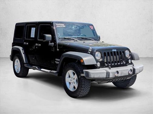 Black Clearcoat 2017 Jeep Wrangler Unlimited Sport