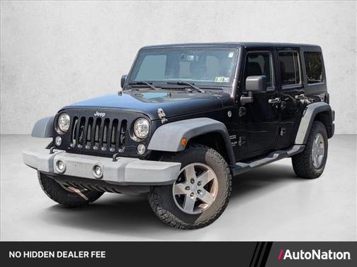 Black Clearcoat 2017 Jeep Wrangler Unlimited Sport