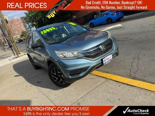 Teal 2016 Honda CR-V SE