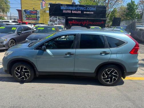 Teal 2016 Honda CR-V SE
