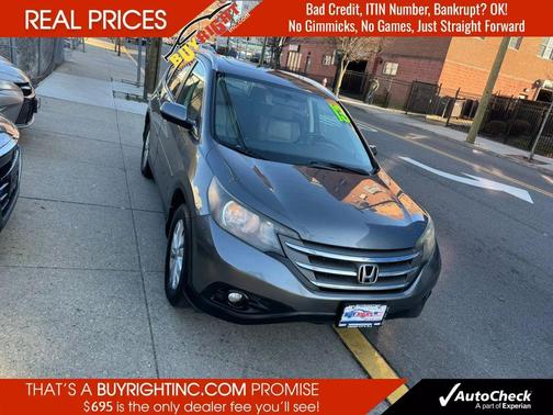 Gray 2013 Honda CR-V EX-L