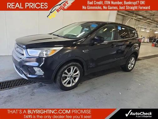 Agate Black Metallic 2019 Ford Escape SE