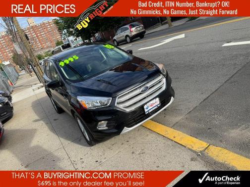 Agate Black Metallic 2019 Ford Escape SE
