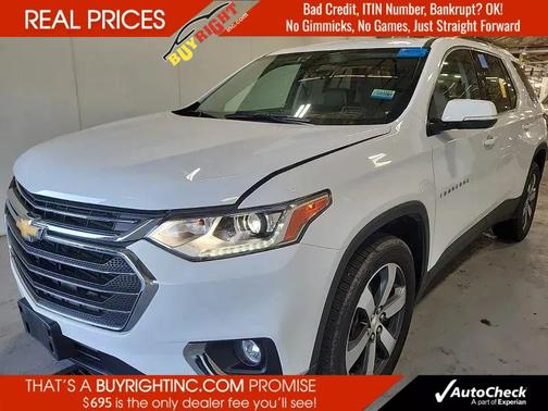 White 2018 Chevrolet Traverse LT Leather