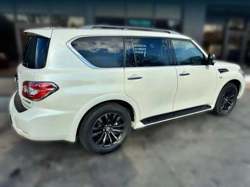 White 2020 Nissan Armada Platinum