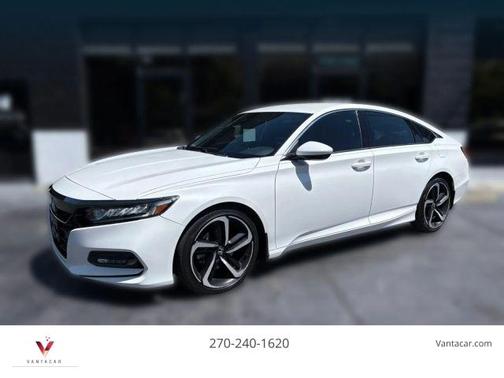White 2018 Honda Accord Sport