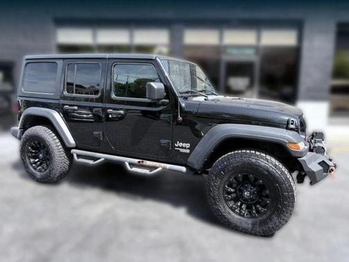 Black 2019 Jeep Wrangler Unlimited Sport S