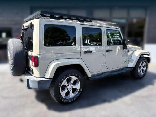 Tan 2017 Jeep Wrangler Unlimited Sahara