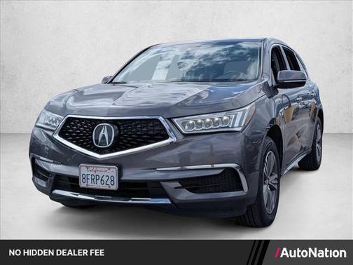 Modern Steel Metallic 2019 Acura MDX 3.5L