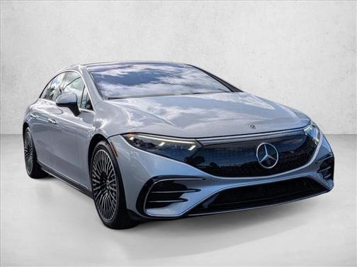 Cirrus Silver Metallic 2023 Mercedes-Benz EQS 450 4MATIC