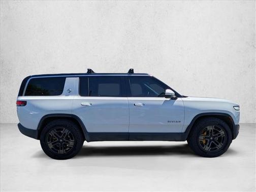 Glacier White 2023 Rivian R1S Adventure
