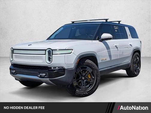 Glacier White 2023 Rivian R1S Adventure