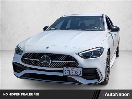 Polar White 2023 Mercedes-Benz C-Class Sedan