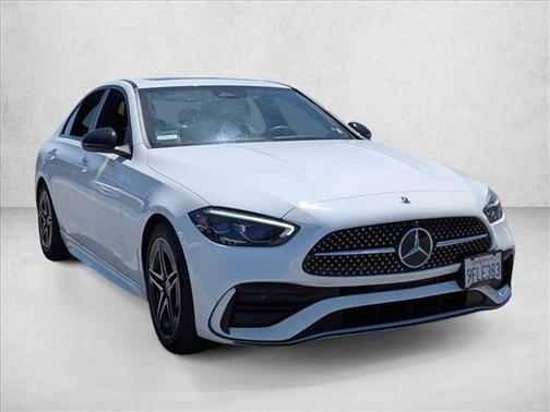 Polar White 2023 Mercedes-Benz C-Class Sedan