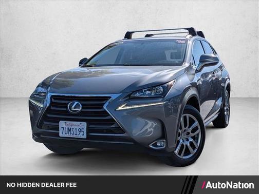 Nebula Gray Pearl 2016 Lexus NX 200t F Sport