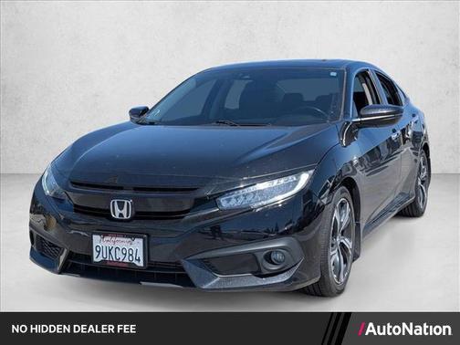 Crystal Black Pearl 2017 Honda Civic Touring