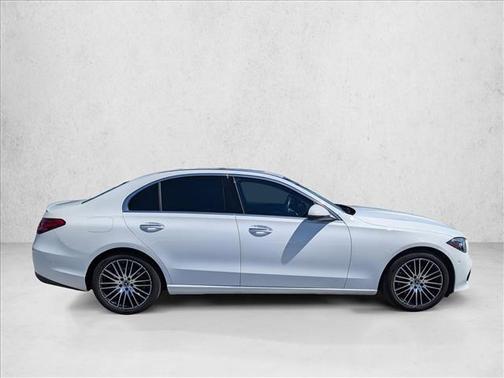 Polar White 2023 Mercedes-Benz C-Class Sedan