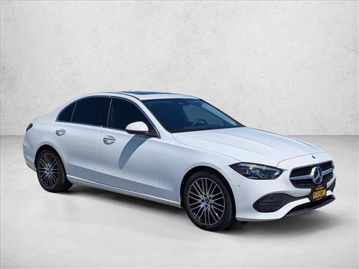 Polar White 2023 Mercedes-Benz C-Class Sedan