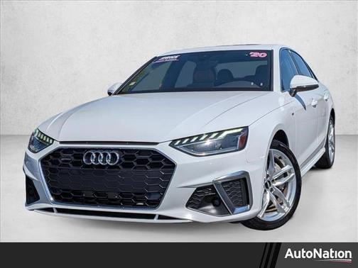 Ibis White 2020 Audi A4 45 Premium Plus