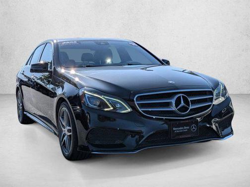 Black 2016 Mercedes-Benz E-Class 4MATIC