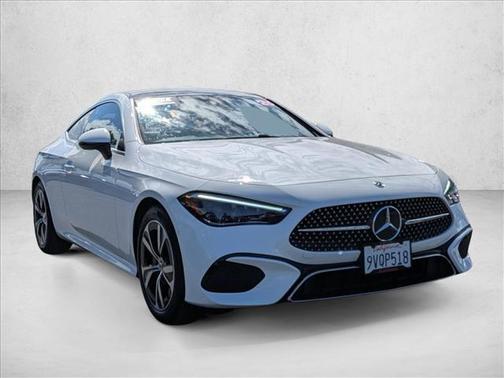 Polar White 2026 Mercedes-Benz CLE 300 4MATIC Coupe