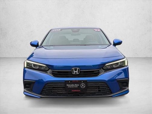 Aegean Blue Metallic 2022 Honda Civic EX