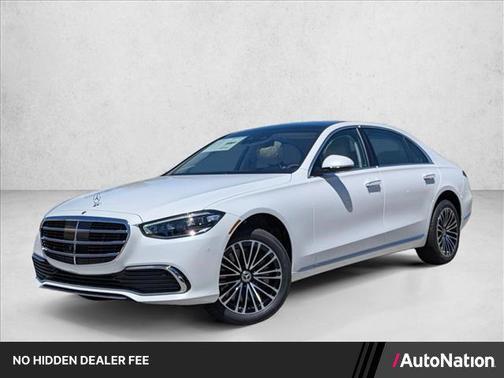 MANUFAKTUR Moonlight White Metallic 2026 Mercedes-Benz S-Class 4MATIC