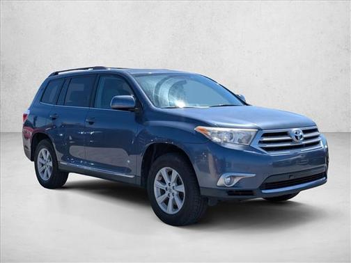 Shoreline Blue Pearl 2013 Toyota Highlander SE