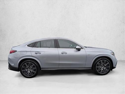 Cirrus Silver Metallic 2025 Mercedes-Benz AMG GLC 43 4MATIC Coupe