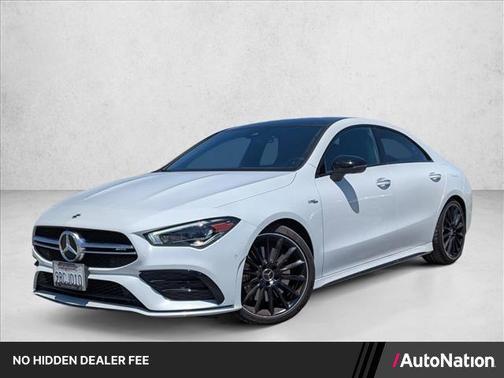 White 2022 Mercedes-Benz AMG CLA 35 4MATIC