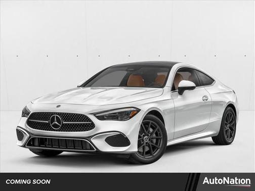 Polar White 2026 Mercedes-Benz CLE 300 4MATIC Coupe