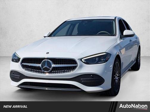 Polar White 2023 Mercedes-Benz C-Class Sedan