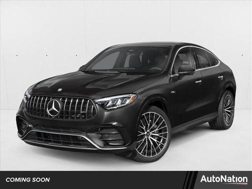 Obsidian Black Metallic 2026 Mercedes-Benz AMG GLC 43 4MATIC Coupe