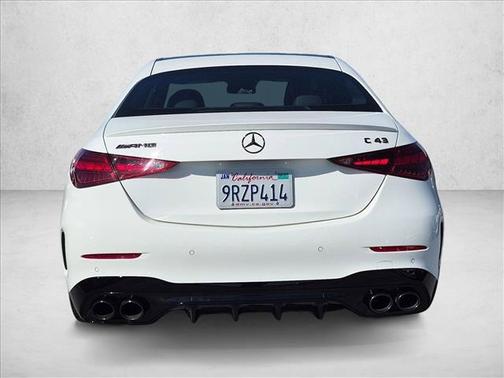 Polar White 2025 Mercedes-Benz AMG C 43 4MATIC