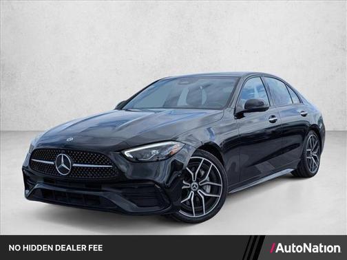 Obsidian Black Metallic 2023 Mercedes-Benz C-Class Sedan