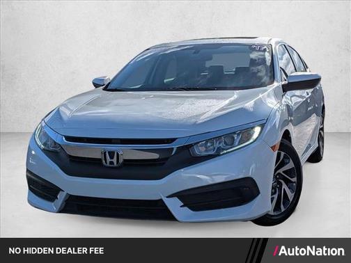 Black 2017 Honda Civic EX