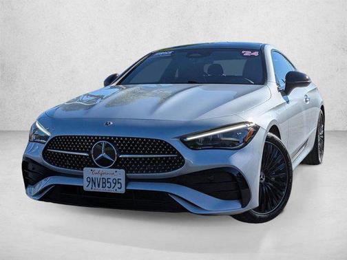 Gray 2024 Mercedes-Benz CLE 300 4MATIC Coupe