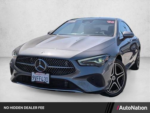 Mountain Grey Metallic 2026 Mercedes-Benz CLA 250 Base