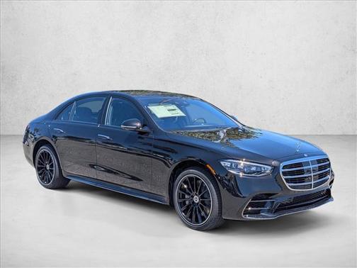 Obsidian Black Metallic 2026 Mercedes-Benz S-Class 4MATIC
