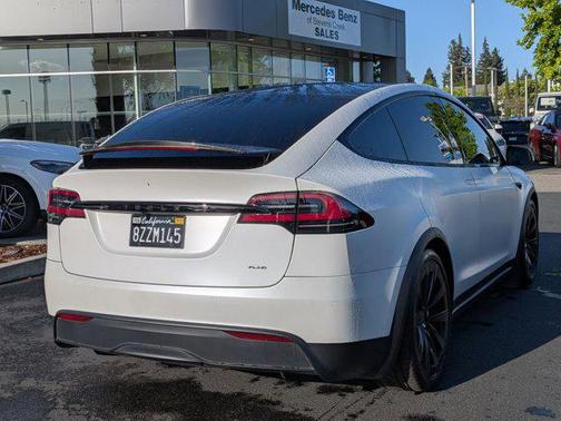 Pearl White Multi-Coat 2022 Tesla Model X Plaid Tri Motor All-Wheel Drive